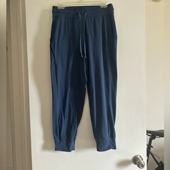 Lululemon Athletica Mineral Blue Ready to Rulu High Rise Cropped Jogger Size 8 - Picture 7 of 11